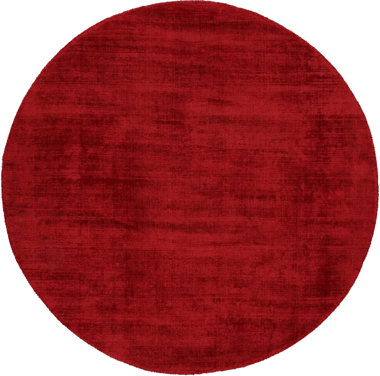 CarpetFine Ava Viskoseteppich Rot Handgewebt Seidenoptik