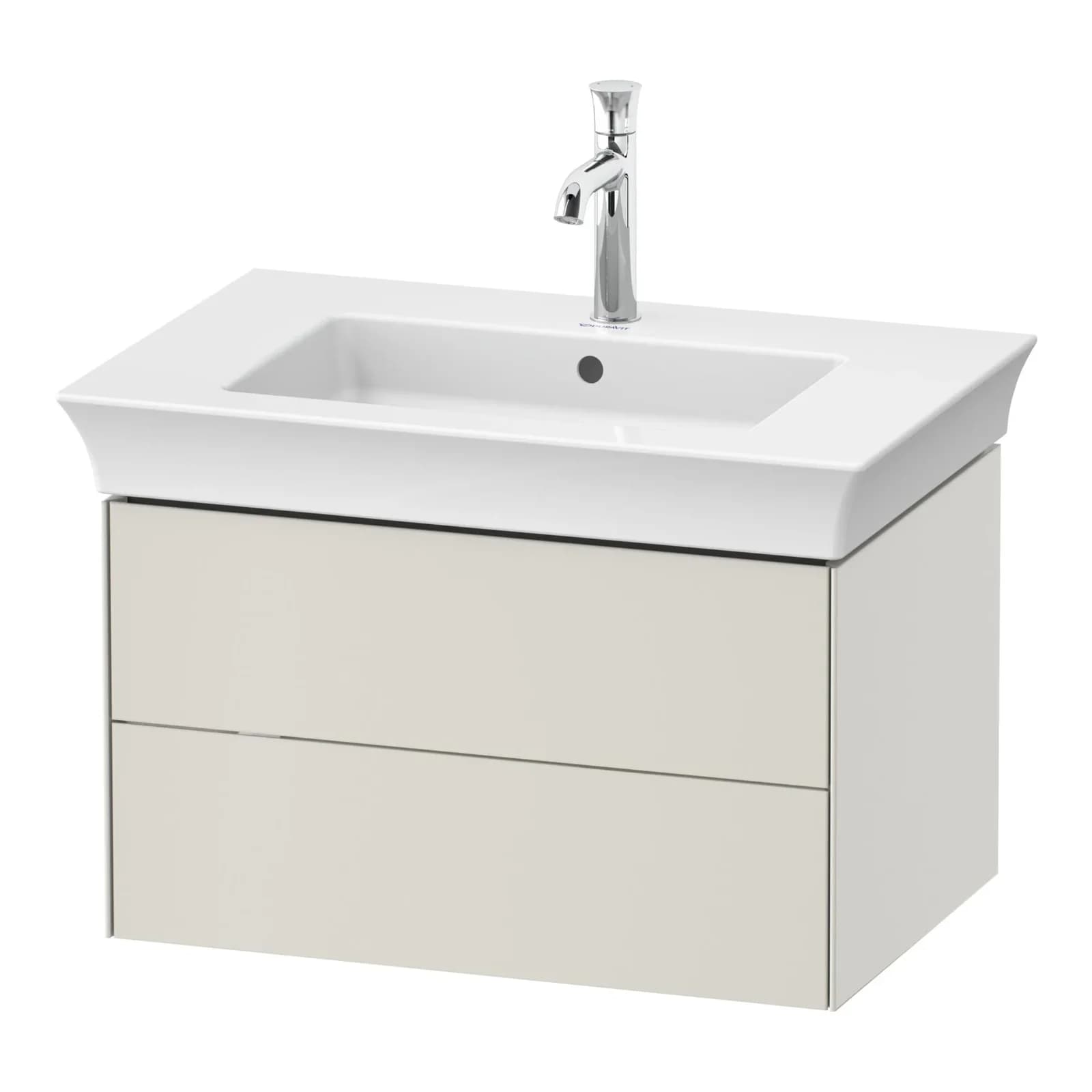 Duravit White Tulip Waschtisch-Unterschrank Wandhängend 2 Schubkästen