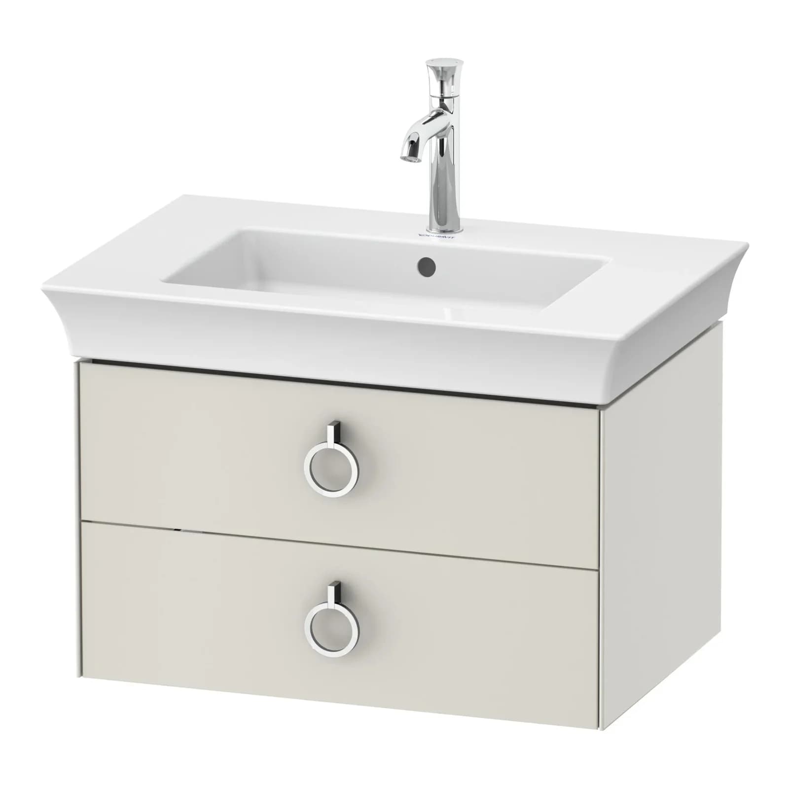Duravit White Tulip Waschtisch-Unterschrank Wandhängend 2 Schubkästen