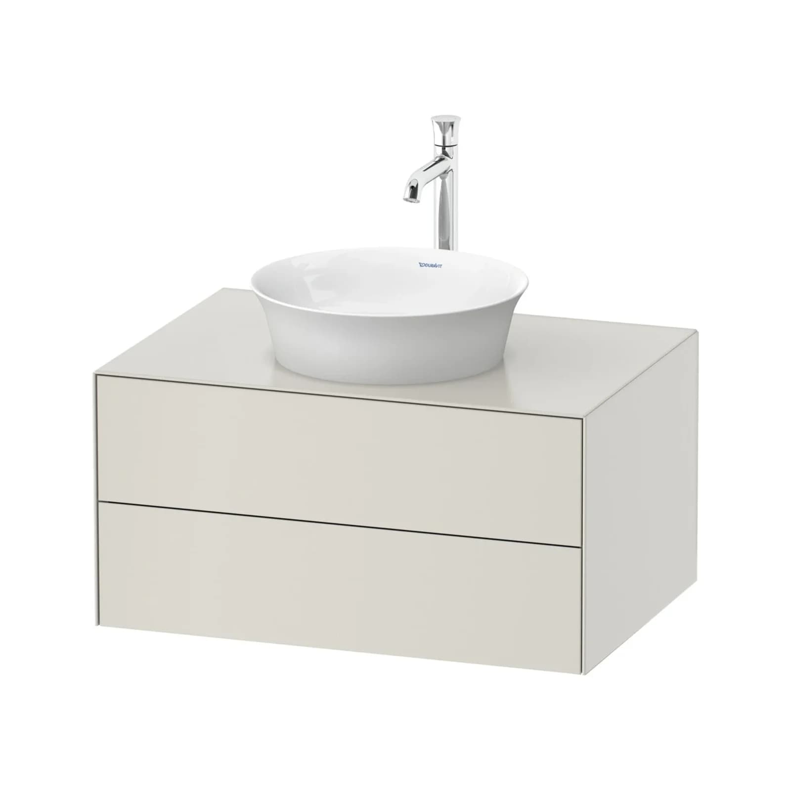 Duravit White Tulip Waschtisch-Unterschrank Wandhängend 2 Schubkästen