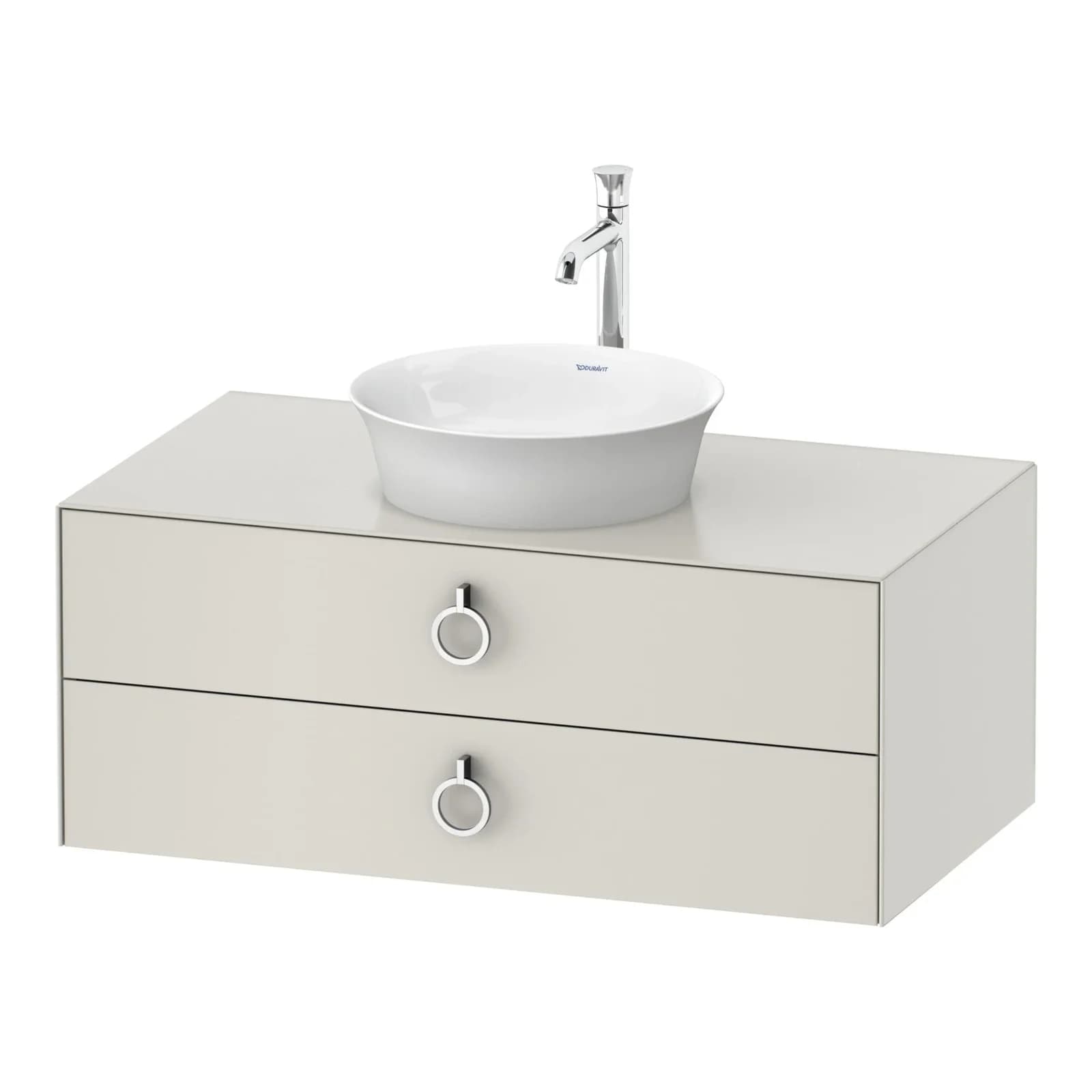Duravit White Tulip Waschtisch-Unterschrank Wandhängend 2 Schubkästen