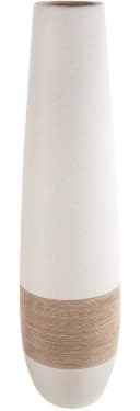 GILDE Bodenvase Olbia Creme Keramik 66 cm Bild 2