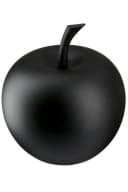 GILDE Dekoobjekt Apfel Portofino Matt Schwarz Bild 1
