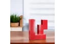 GILDE Kerzenleuchter-Vase Patras Rot Keramik Bild 1