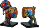 Tierfigur CASABLANCA BY GILDE Buchstütze 2er-Set Mops Street Art Bild 2