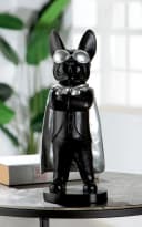 CASABLANCA BY GILDE Hund Hero Dog stehend Schwarz Kunstharz Bild 2