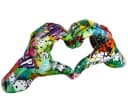 Casablanca by Gilde Dekoobjekt Herz Hände Graffiti – Street-Art Skulptur 29 cm Bild 3