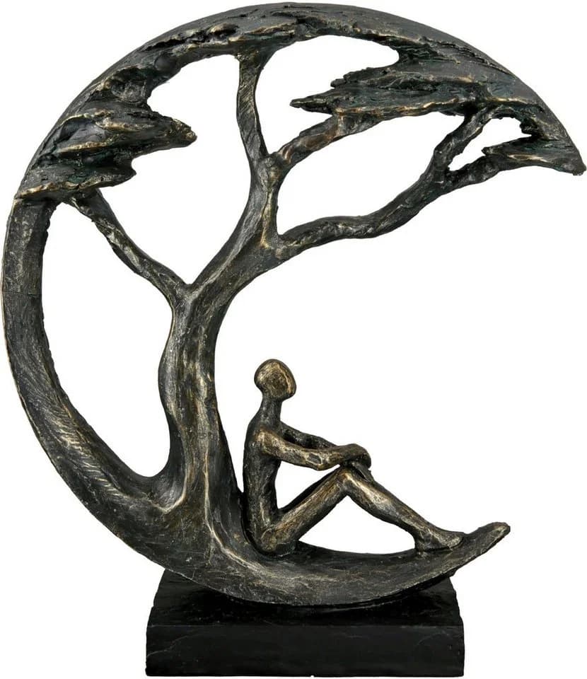 CASABLANCA BY GILDE Skulptur Daydreamer Dekofigur braun - Bild 2