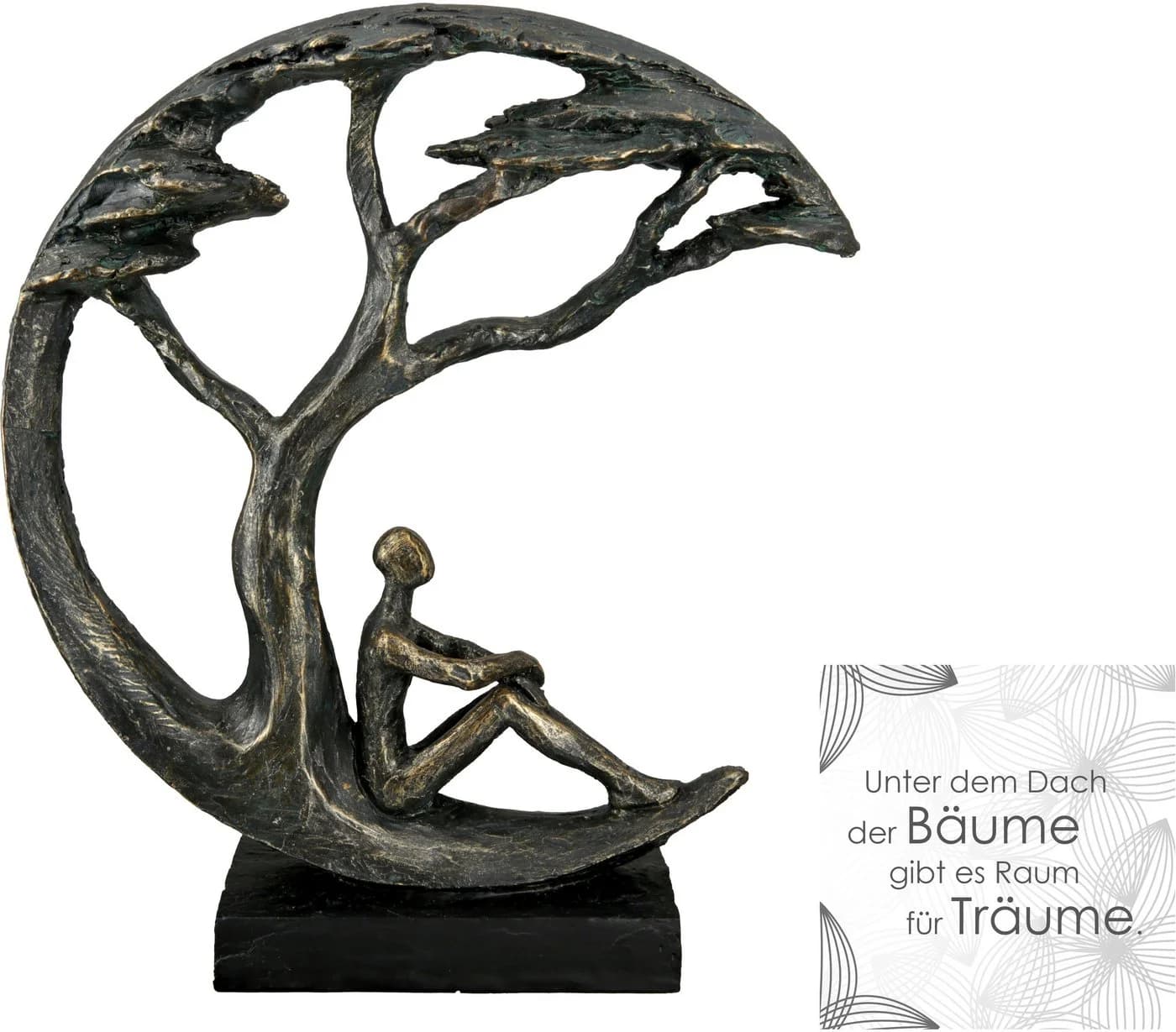 CASABLANCA BY GILDE Skulptur Daydreamer Dekofigur braun - Bild 3