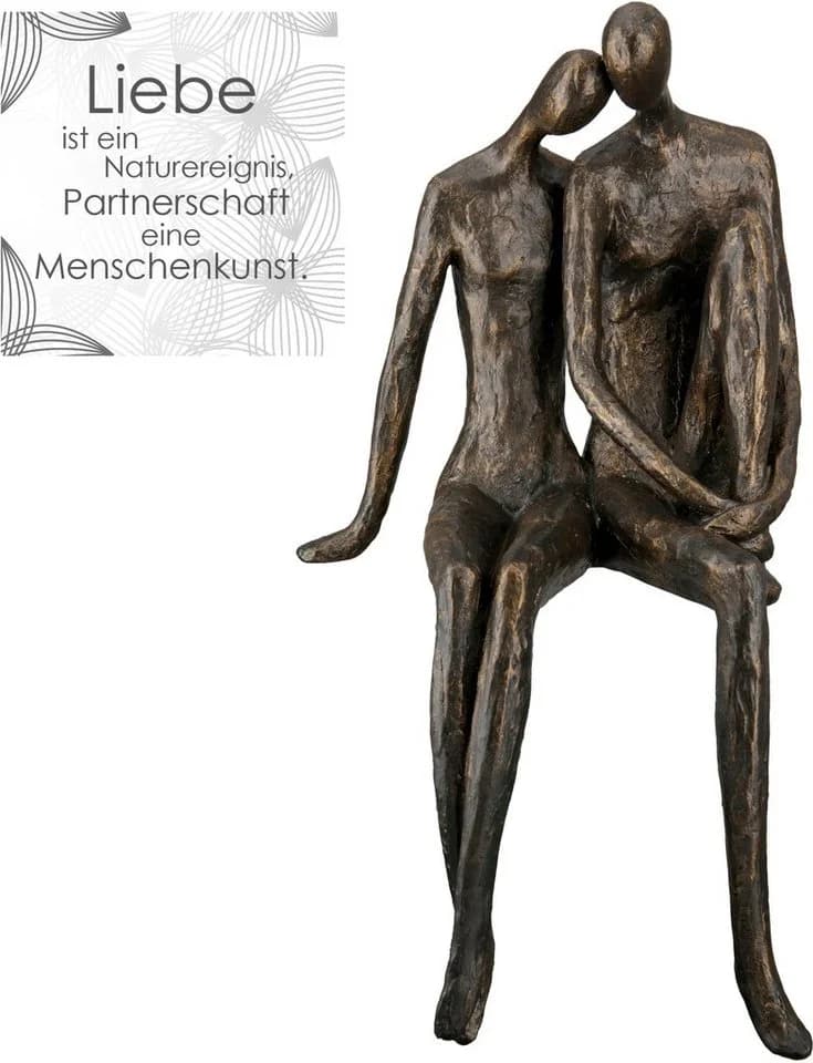 Casablanca by Gilde Kantenhocker Skulptur XL Couple - Bild 4