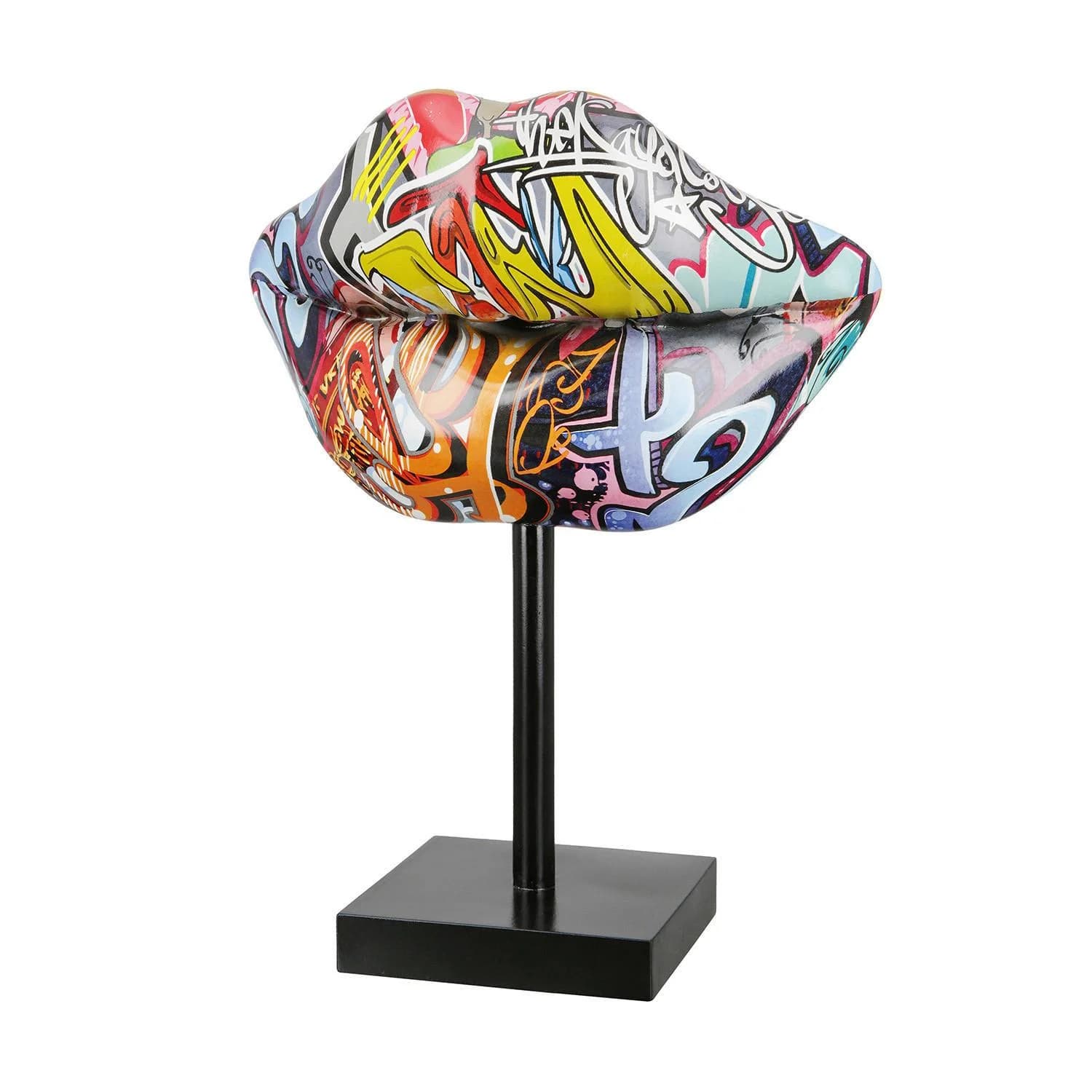 CASABLANCA BY GILDE Skulptur Kiss Street Art Dekofigur Bunt