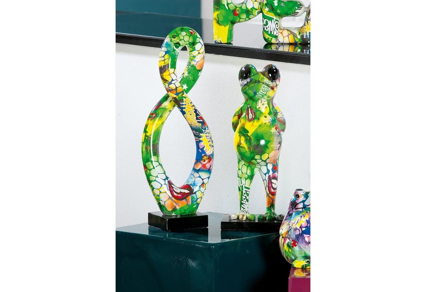 GILDE Street Art Skulptur Kunstharz Graffiti