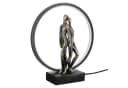 GILDE Tischleuchte HERZLEUCHTEN Kunstharz Bronze Bild 4