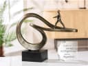 Casablanca by Gilde Dekofigur Skulptur Path Bronze Bild 2