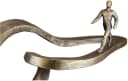 Casablanca by Gilde Dekofigur Skulptur Path Bronze Bild 4