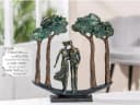 Casablanca by Gilde Dekofigur Skulptur 'Under Trees' Kunstharz Bronzefarben Bild 2