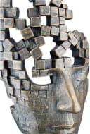 Casablanca by Gilde Dekofigur Male Mask Bronze Kunstharz Bild 4