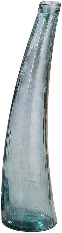 Bodenvase GILDE Corno 80cm Glas blau petrol - Bild 2