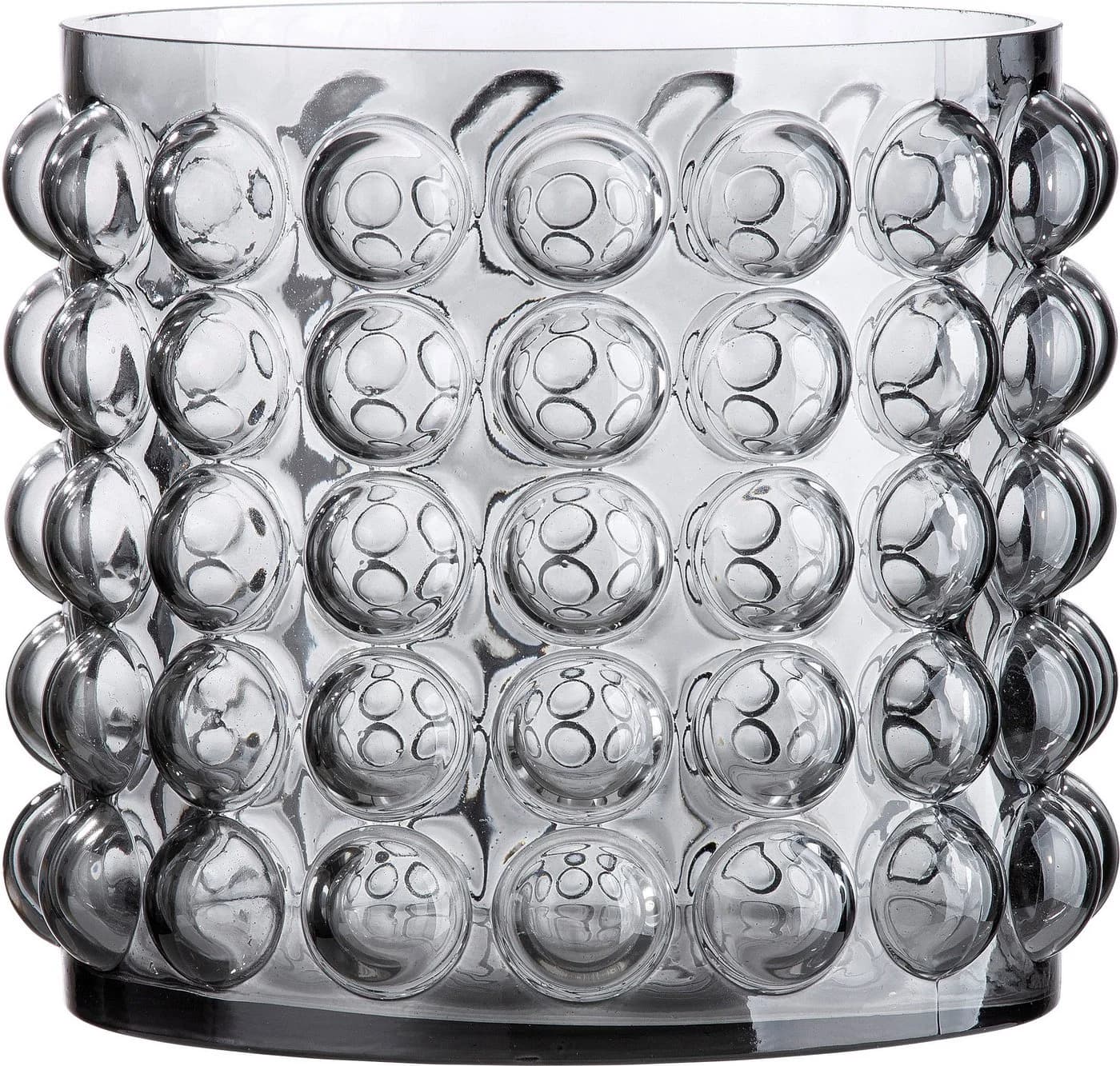 Casablanca by Gilde Tischvase Smoky, dekorative Glasvase