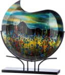 Dekovase CASABLANCA BY GILDE Dali bunt Glas Metall Bild 2