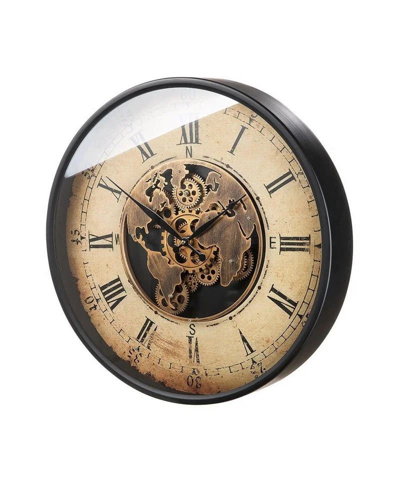 Casablanca by Gilde Wanduhr Vintage Holz Metall