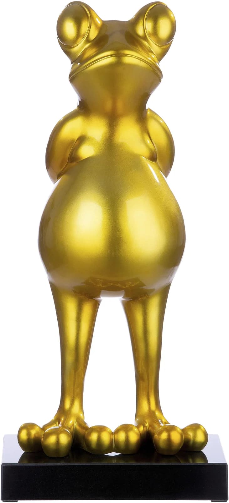 CASABLANCA BY GILDE Skulptur Frosch Gold Kunstharz Deko