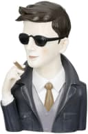 Casablanca by Gilde Dekofigur Gentleman Grau/Schwarz Polyresin Bild 1