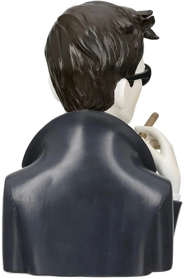Casablanca by Gilde Dekofigur Gentleman Grau/Schwarz Polyresin - Bild 5