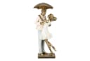 Gilde Dekofigur Love in the Rain Paar mit Schirm Bronze Bild 4