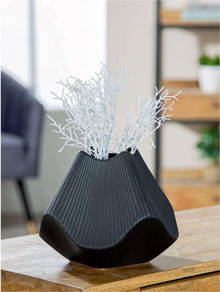 GILDE Tischvase Vase Lamellen