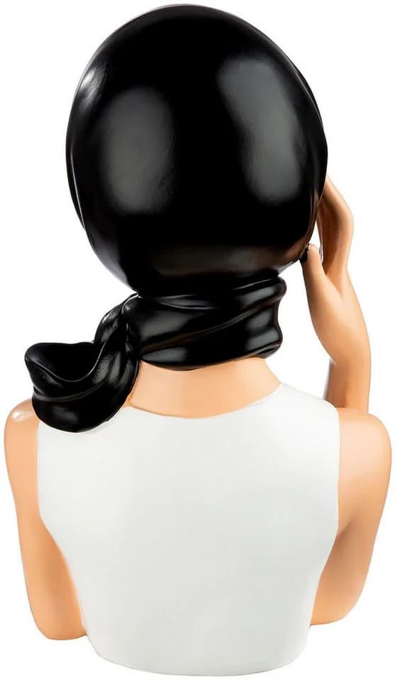 GILDE Dekofigur Lady Audrey Schwarz/Weiß Kunstharz - Bild 3