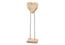 GILDE Standrelief SOUL Herzmotiv Holz Natur Bild 2