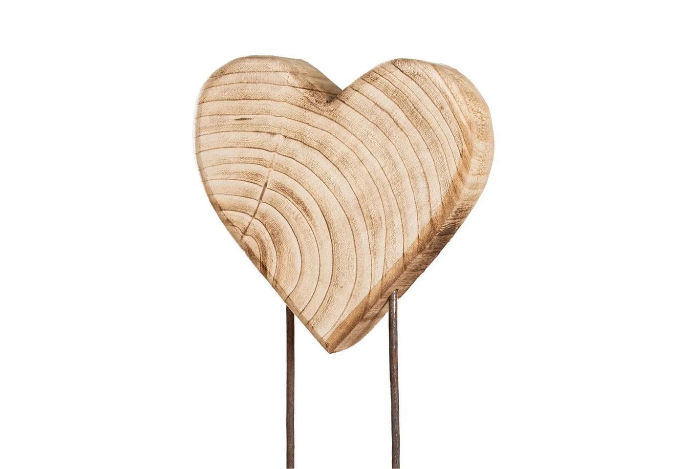 GILDE Standrelief SOUL Herzmotiv Holz Natur - Bild 3