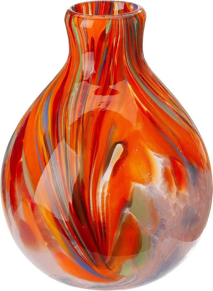 GILDE Tischvase Vase Dream orange Glas - Bild 2