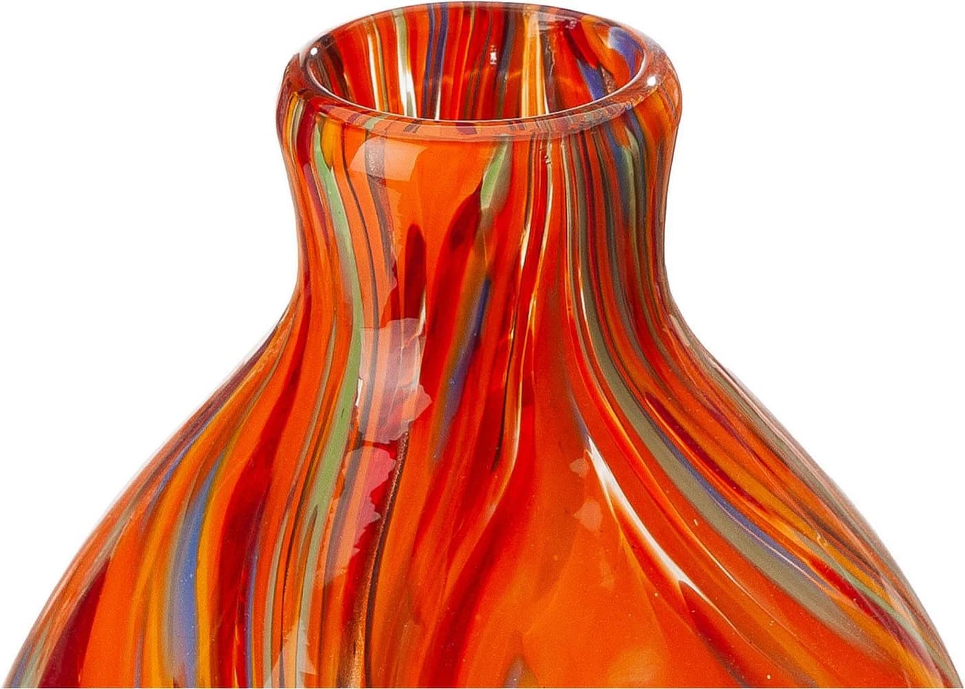 GILDE Tischvase Vase Dream orange Glas - Bild 3