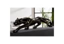Gilde Tierfigur Gepard Cheetah Schwarz Kunstharz Bild 1