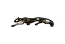 Gilde Tierfigur Gepard Cheetah Schwarz Kunstharz Bild 2
