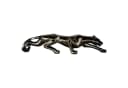 Gilde Tierfigur Gepard Cheetah Schwarz Kunstharz Bild 3