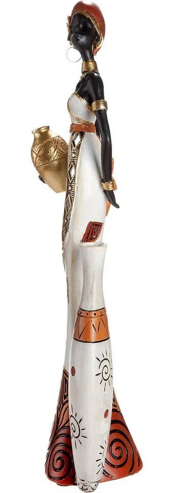 GILDE Skulptur Figur Frau Imara Weiß Deko Kunstharz - Bild 3