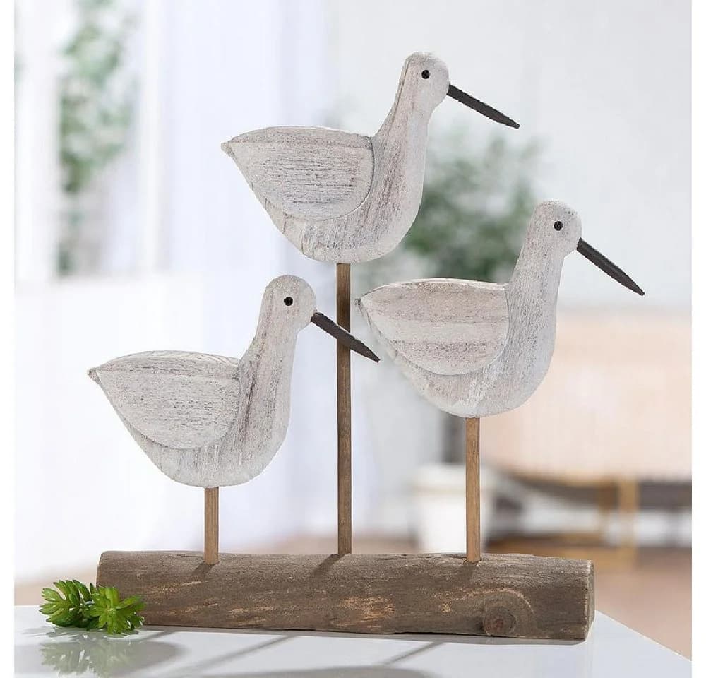 Gilde Dekofigur Vögel Lokki Möwen 28cm