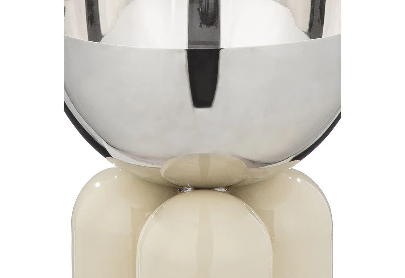 GILDE Deko-Schale Lille creme mit Filzgleitern - Bild 3