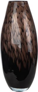 Gilde Tischvase Lemark Glas Schwarz Gold Bild 2