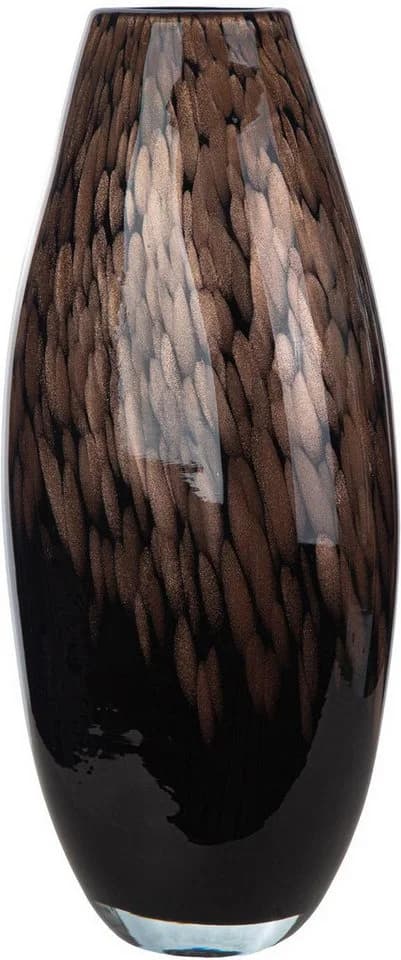 Gilde Tischvase Lemark Glas Schwarz Gold - Bild 2
