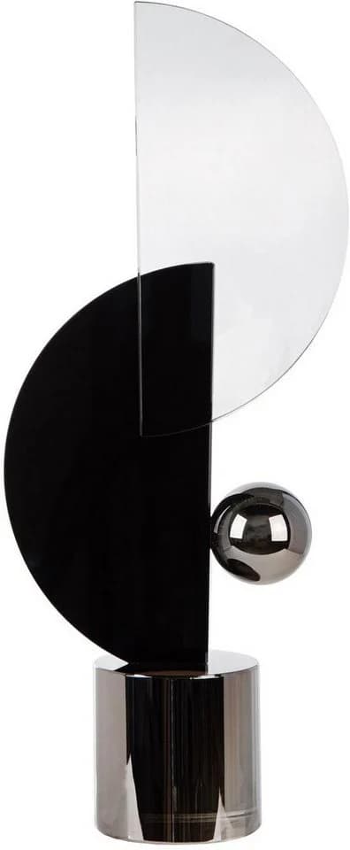 Gilde Skulptur Hakura Glas Schwarz Silber - Bild 2