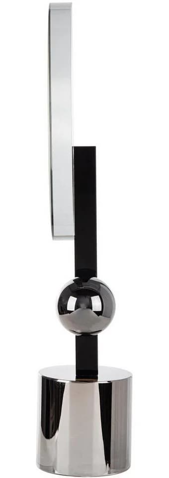 Gilde Skulptur Hakura Glas Schwarz Silber - Bild 4