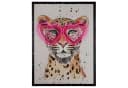 GILDE LED-Leinwandbild Leo Love Leopard Rosa Bild 2