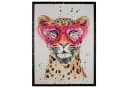 GILDE LED-Leinwandbild Leo Love Leopard Rosa Bild 3