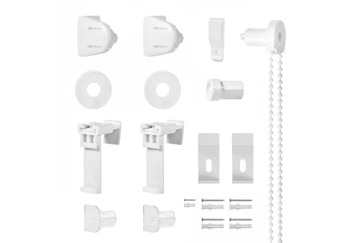Roomy Doppelrollo Klemmträger Set Klemmbar Anschraubbar - Bild 2