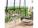 Woltu Campingtisch Klappbar Höhenverstellbar Silber Aluminium Bild 1