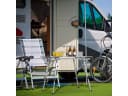 Woltu Campingtisch Klappbar Höhenverstellbar Silber Aluminium Bild 3